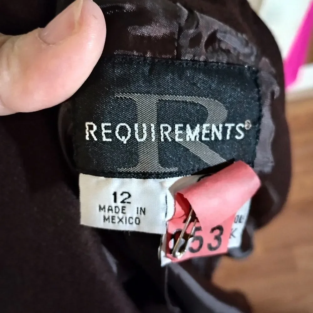Requirements size 12 business jacket/blazer women's